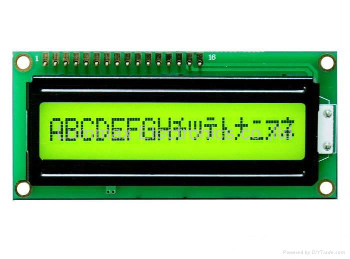 16 x 1 Character LCD display 2