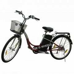 250W Hot Selling Brushless Motor Eelctric Bike with Basket and Pedal (EB-071)