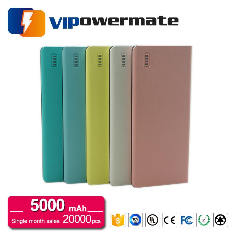 Luxury 5000mAh Li-ion battery ultrathin power bank for smartphone 2