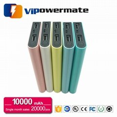 Universal Cellphone Battery Power Bank 10000mAh with FC CE Rohs