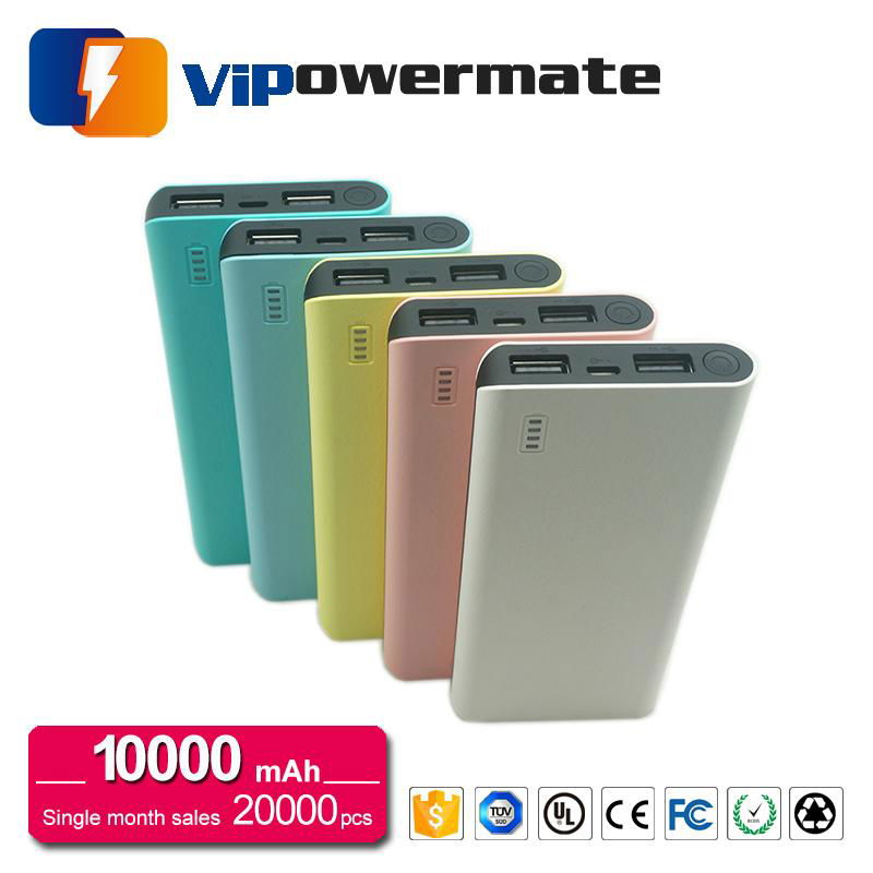 Universal Cellphone Battery Power Bank 10000mAh with FC CE Rohs 2