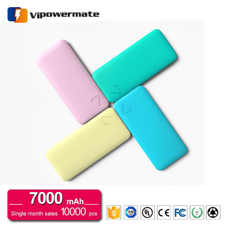 PT-115 7000mAh Rainbow Multicolor Power Bank 4