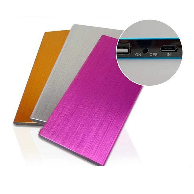 PT-03 Portable universal use dual usb ultrathin portable power bank 10000mah 5