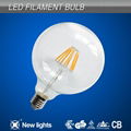 G125 led filament bulb