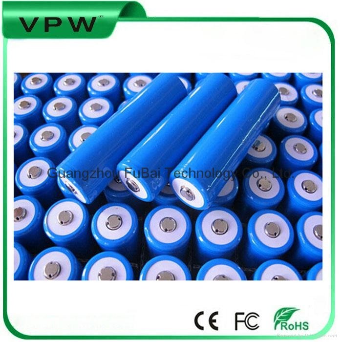 High quality rechargeable li-ion 3.7V 2200mAh ICR18650 lithium battery 3