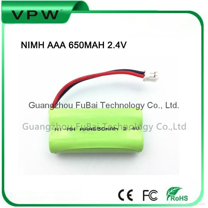 2.4V Dual Battery for Gigaset AL14H Wireless Telephone handsets NiMH Pack