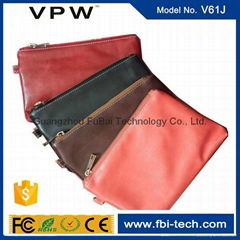 portable power bank in leather bag/new