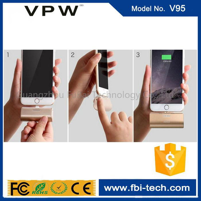 2016 hot sell factory price 2000mAh mini pocket power bank 3