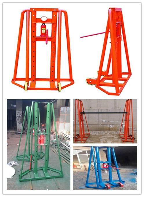  large-scale cable drum jacks