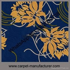 Wholesale Cheap China wool blended jacquard loop tile machine made carpet