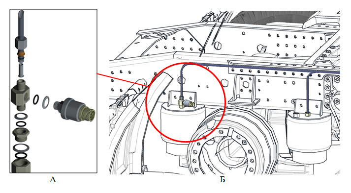 Difference 01 - axle load sensor for pneumo-suspension 5