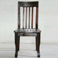 品藝傢具品牌碳化實木餐椅