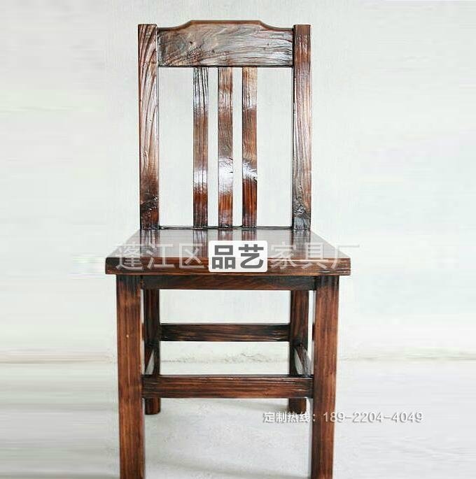 品艺家具品牌碳化实木餐椅 3