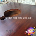 Square hot pot solid wood dining table dining room furniture