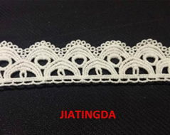 water-soluble cotton lace