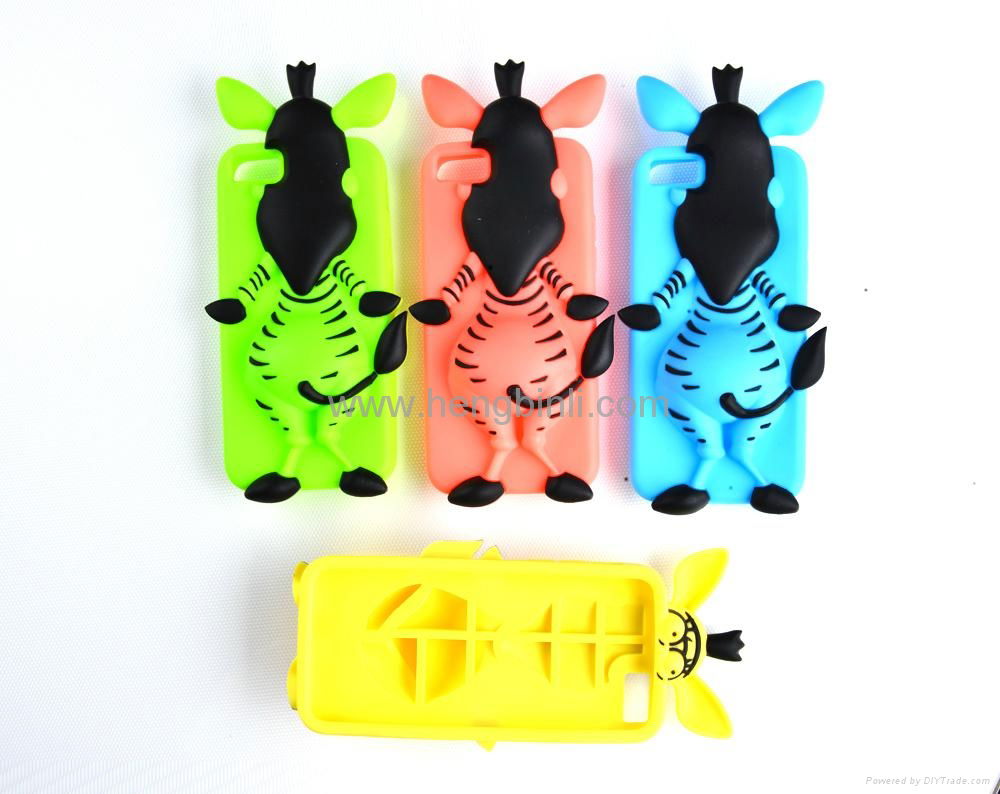 Beautiful Silicone Cartoon Smart Phone Case Eco-Friendly 2