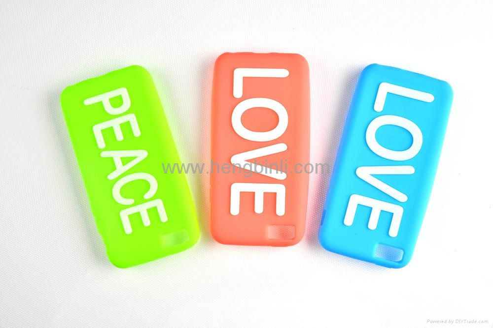 Beautiful Silicone Cartoon Smart Phone Case Eco-Friendly 5