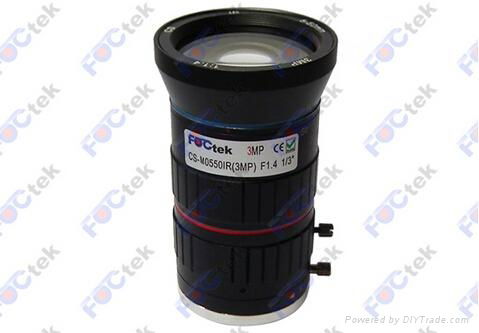 3MP High Resolution DC Auto Iris CS Mount 5-50MM Varifocal CCTV Lens