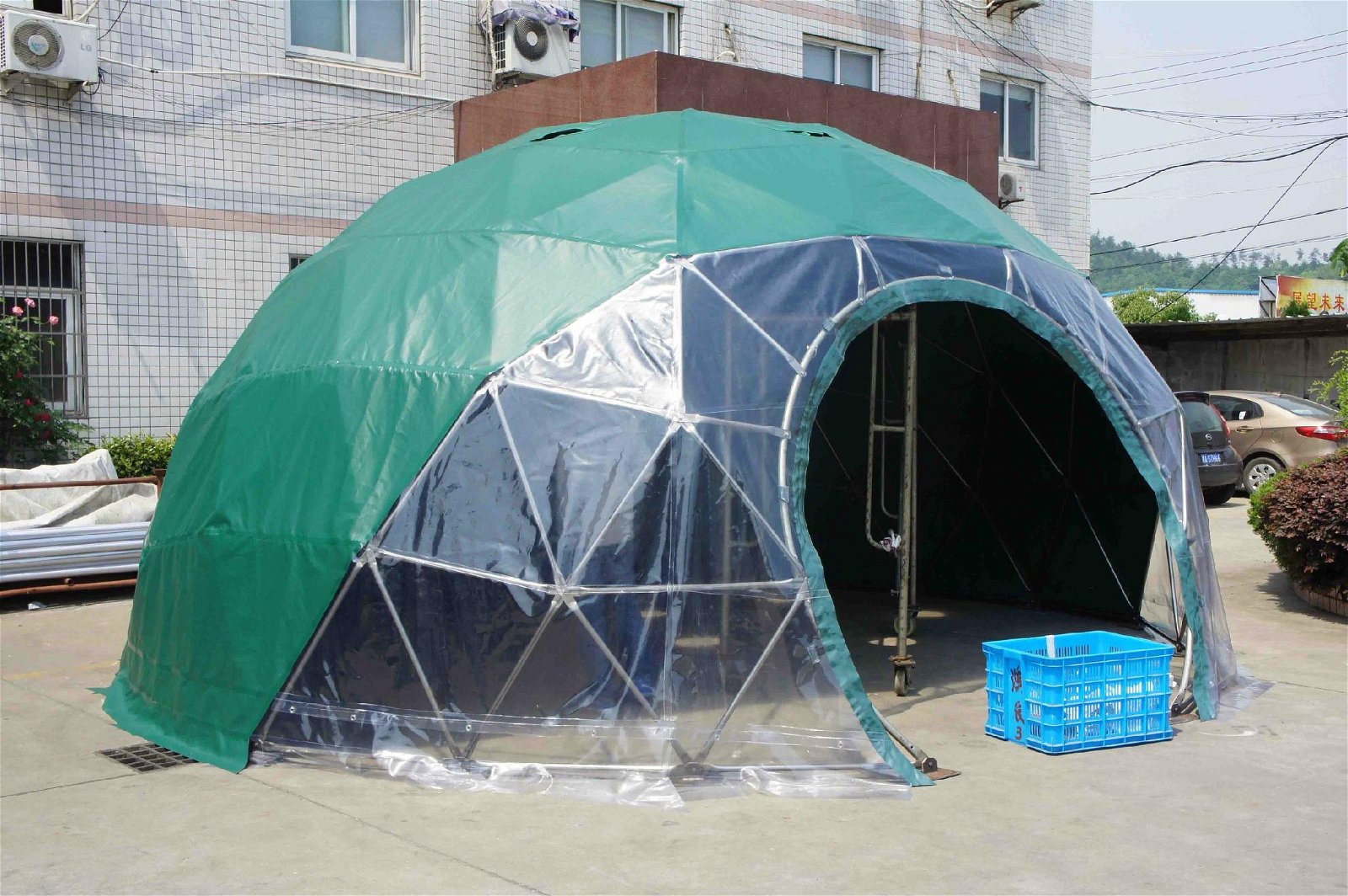 printed big dome 30 person tent party tents for sale 4
