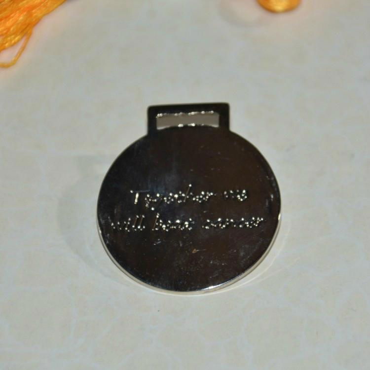 Metal badge with expoxy medal lapel 3