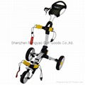 TOMMY ARMOUR 845 COMPACT 3 WHEEL PUSH GOLF TROLLEY 1