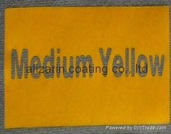 Alizarin Cuttable heat transfer PU Flex Vinyl  (MY606 Medium Yellow) 4