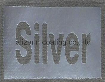 Alizarin Cuttable heat transfer PU Flex Vinyl  (S609 Silver) 4