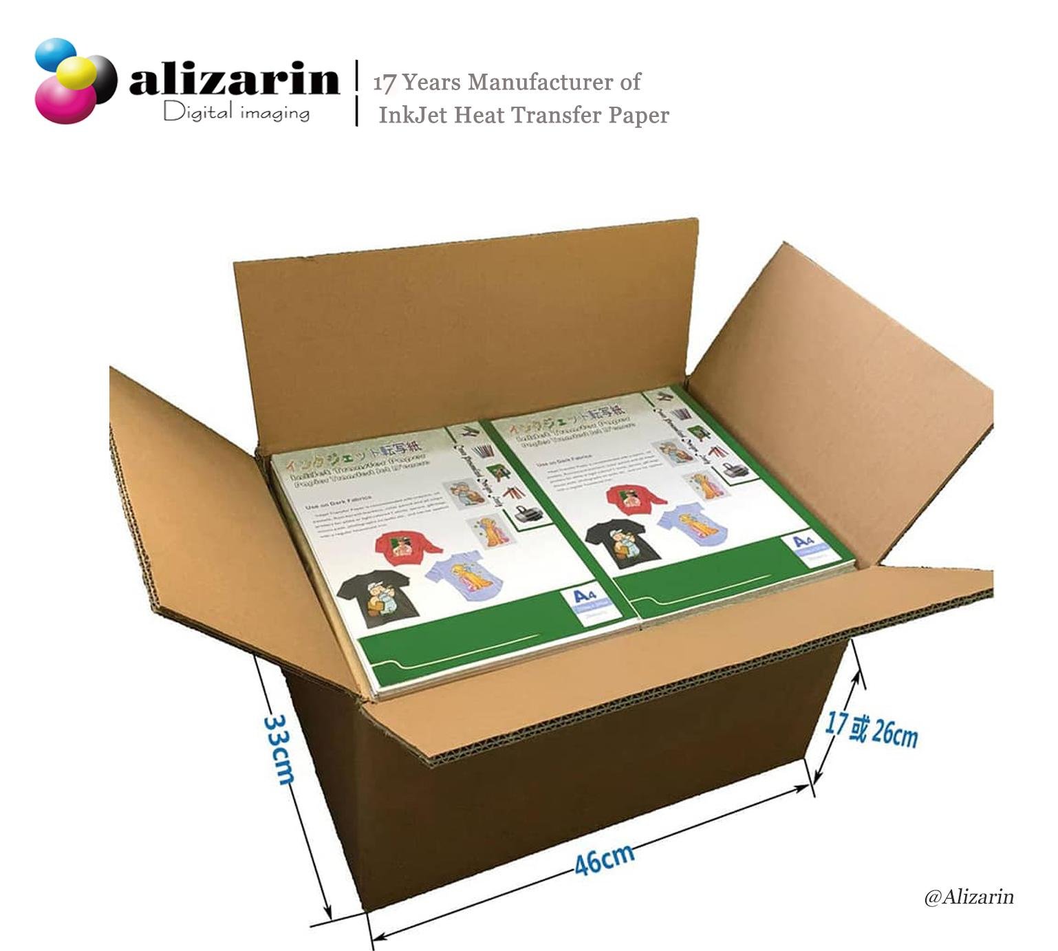 Alizarin Panda Light inkjet transfer paper 4