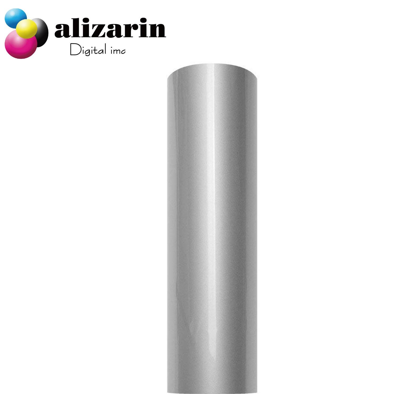 Alizarin Cuttable heat transfer PU Flex Vinyl  (S609 Silver) 2
