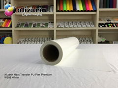 Alizarin Cuttable heat transfer PU Flex Vinyl  (W608 White)