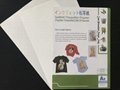Alizarin Panda Light inkjet transfer paper