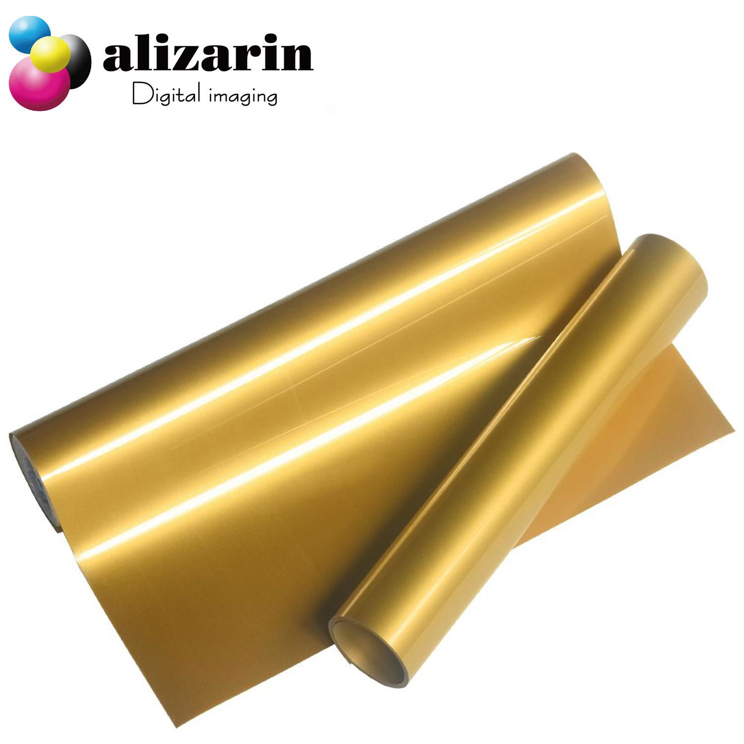 Alizarin Brilliant Golden Heat Transfer PU Flex Rolls Oem-Alizarin(GD911) 3