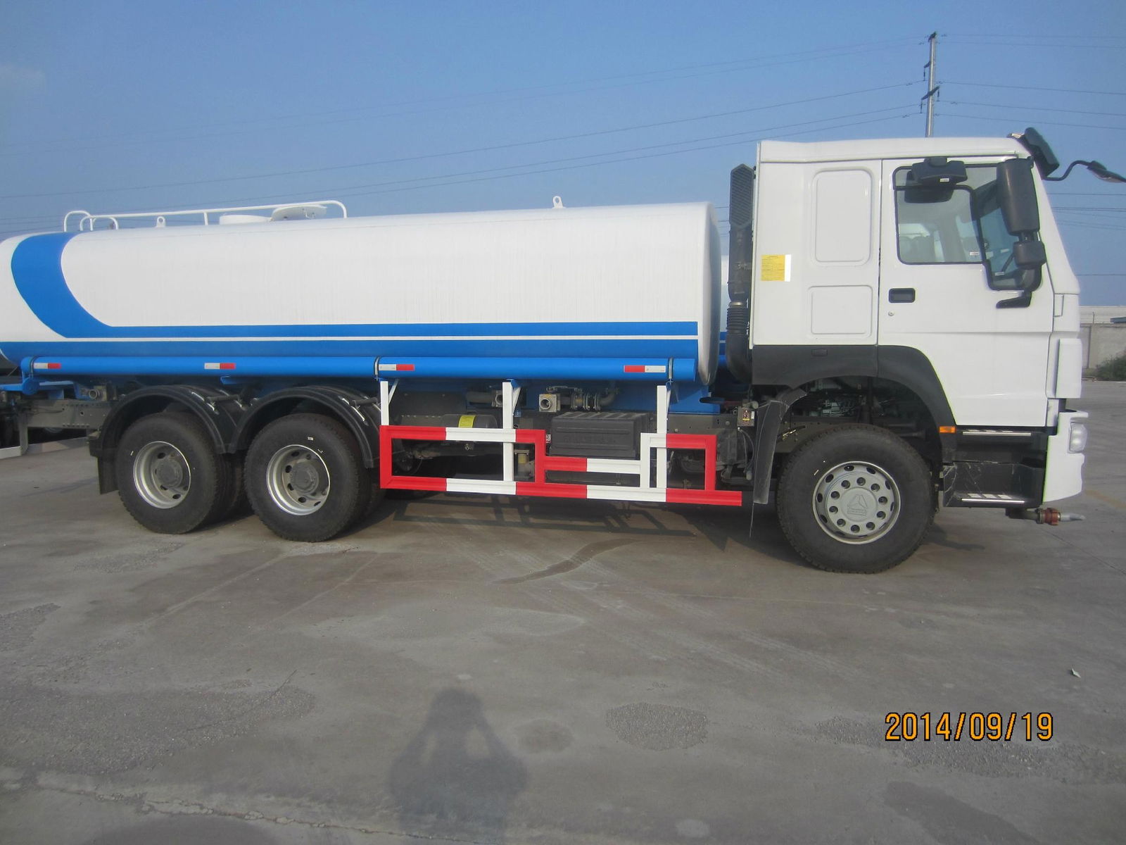 HOWO 20m3 Water Tank Truck 4