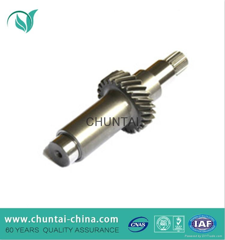 CNC Precision machining SS forging standard worm gear shaft 3