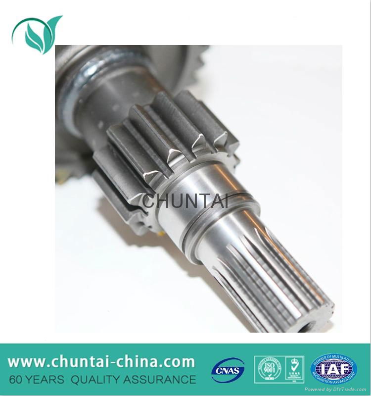 CNC Precision machining SS forging standard worm gear shaft 4