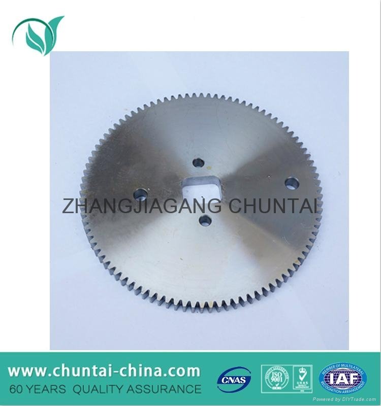 Custom CNC machining steel gear large diameter spur gear