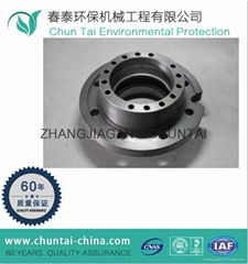 forged CNC machining forklift steel brake drum