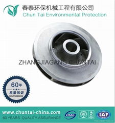 stainless steel small water pump impeller factory