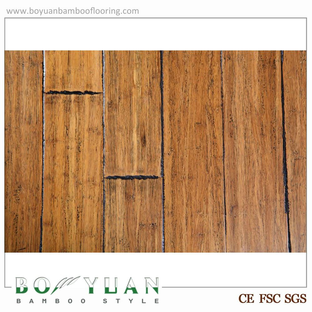 BY eco-friendly anti-termite ancient looking strand woven flooring