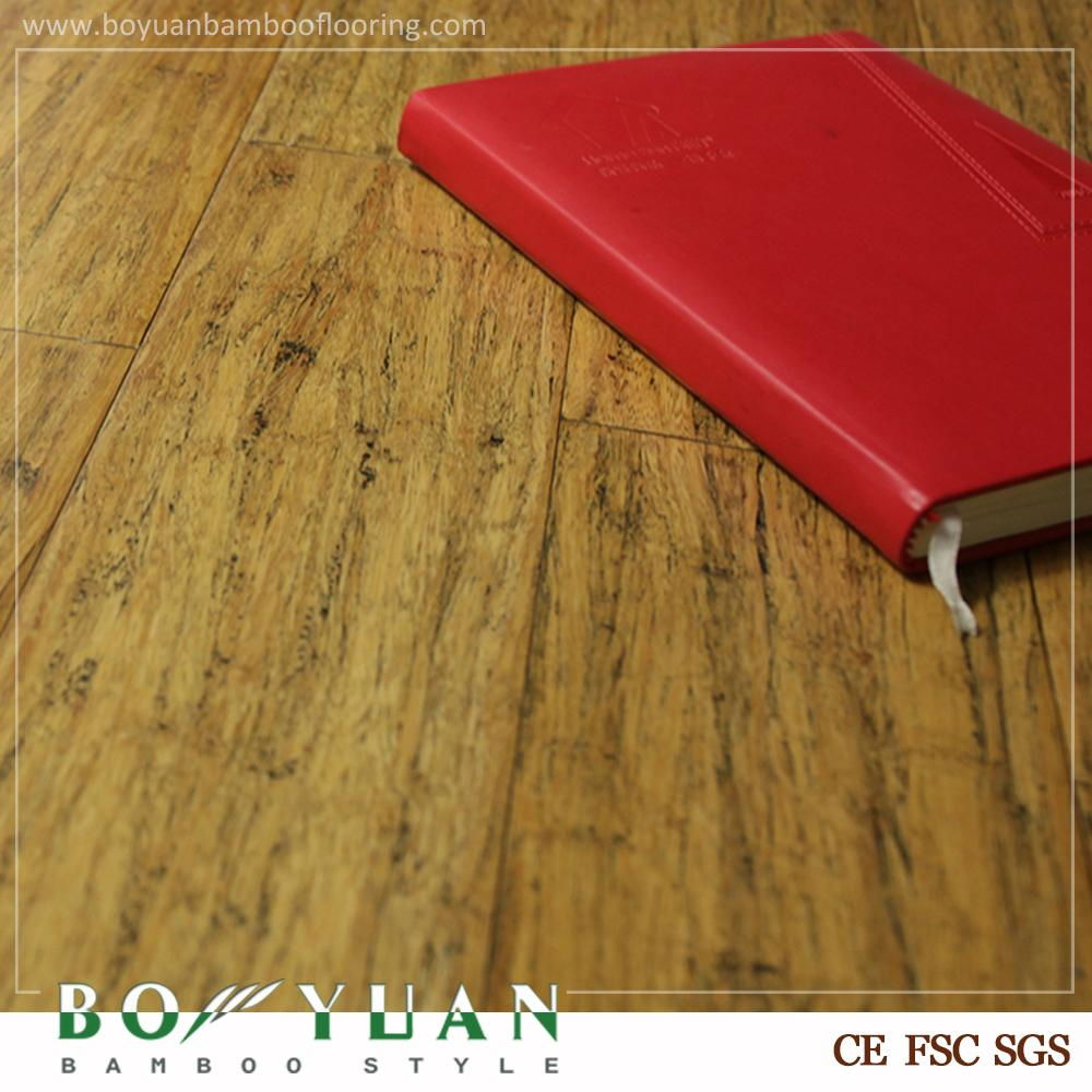 BY Indoor Usage Wholesale hand scraped bamboo floor 2