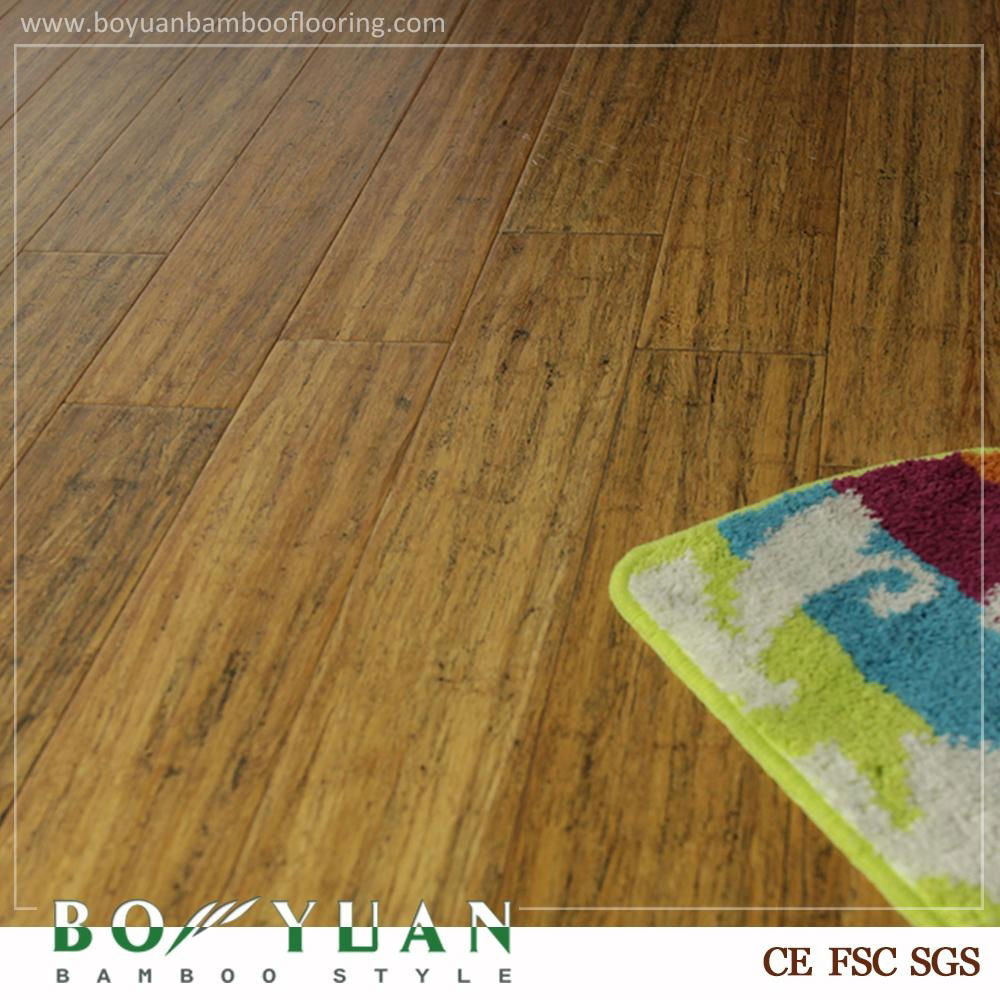 BY Indoor Usage Wholesale hand scraped bamboo floor Bamboo flooring
