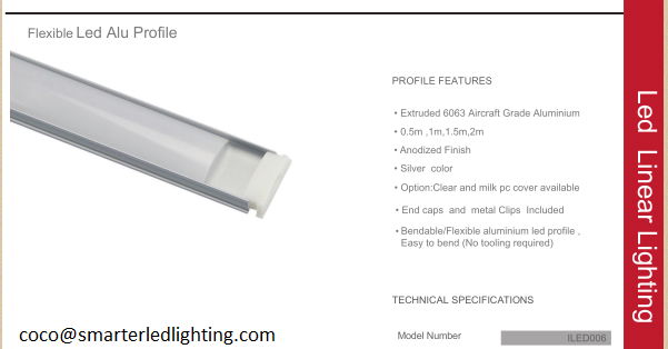 Bendable led aluminum profile 3