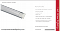 Bendable led aluminum profile