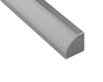 Straight corner whiter aluminum channel for housing