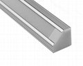 corner alu profile, 45° Led aluminum extrusion, Corner led linear