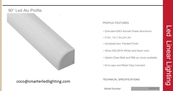  round corner led aluminum profile for led flexible strip 3