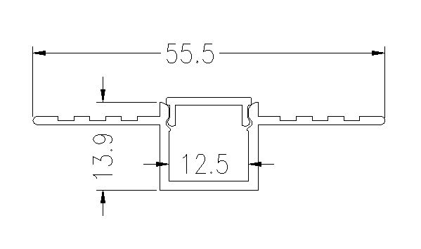 Plaster In Aluminium Profile 2 or 3 Metre lengths  2