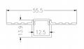 Drywall and ceiling Mount Aluminum Channel