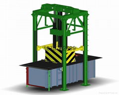 水平压缩式垃圾中转站