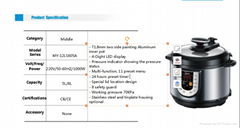 pressure cooker With Midea brand 2016